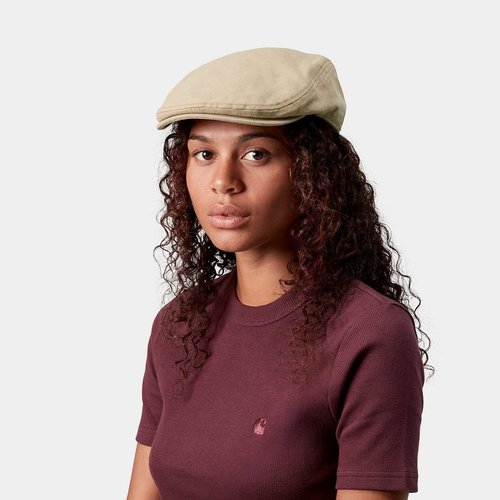 Carhartt WIP Webster Hat "Dearborn, Uncoated' Canvas, 11.4 oz - Leather Stone Washed - I035405_8Y_06
