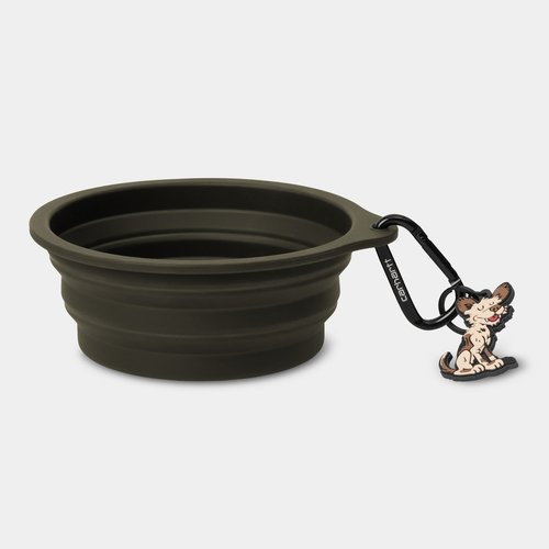 Carhartt WIP Wild Dog Foldable Bowl - Olive/Wax - I035847_3DD_XX