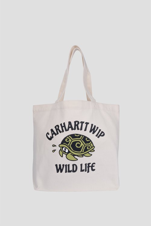 Carhartt WIP Wildlife Print Canvas Tote Bag - Natural