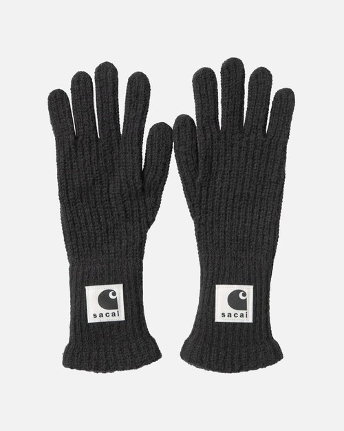 Carhartt WIP Wool Knit Gloves - Black - 25-00999S-001