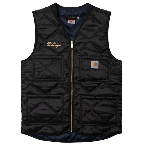 Carhartt WIP x Bodega Hard Days Work Quilted Vest - Black - I030751