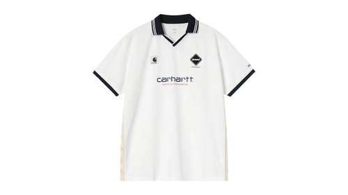 Carhartt WIP x F.C.R.B Warm Up T-Shirt - White - A261049_02_XX