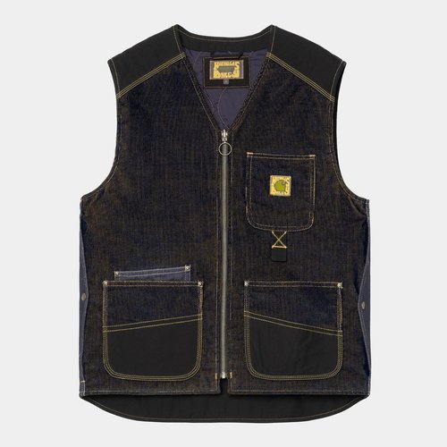 Carhartt WIP x Nicholas Daley Vest ND Dark Navy Mustard | blue | M | - I034868_2TX_XX