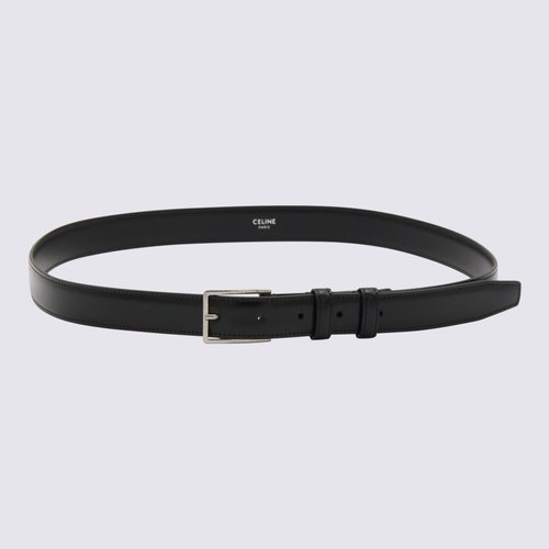 CELINE Black Bull Leather Belt - 45BMH3A0138SI