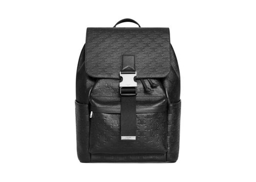 CELINE Calfskin with Triomphe Embossed Backpack - Black