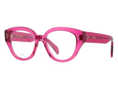 CELINE Cat Eye Eyeglasses - Transparent Cherry (Cl50132I 081)