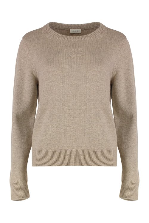 CELINE Crew Neck Sweater In Cashmere - RY02N317V_GBY4