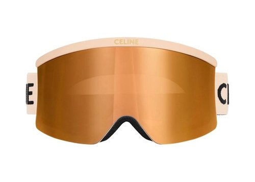 CELINE Injected Nylon with Mirror Lenses Ski Mask - Nude - 4S302CPIM.03ND