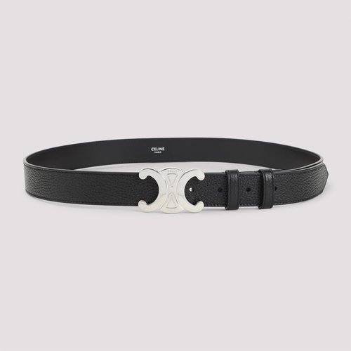 CELINE Large 30 Mm Belt - 45BIE3AUY 38SI BLACK