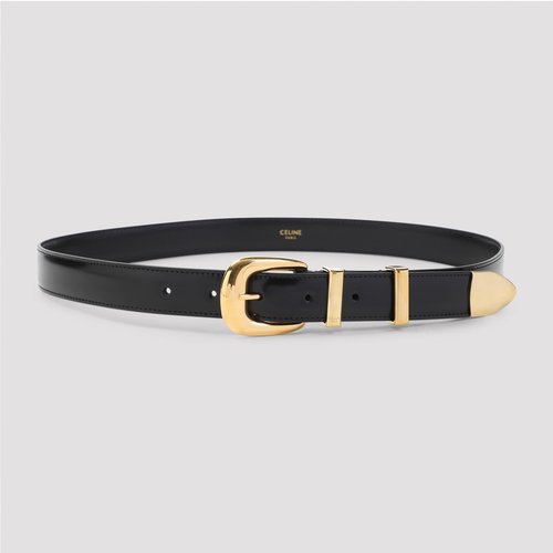CELINE Medium 25mm Belt - 45BAG3A01 38NO BLACK