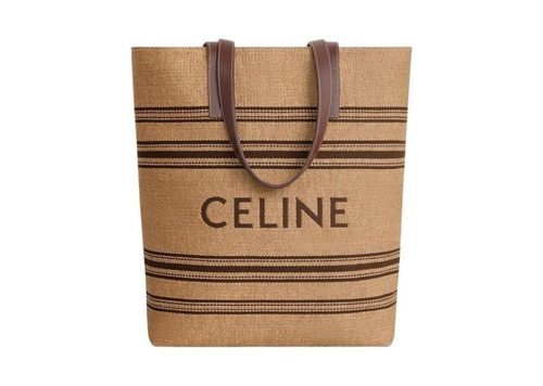 CELINE Museum Tote - Natural/Chestnut