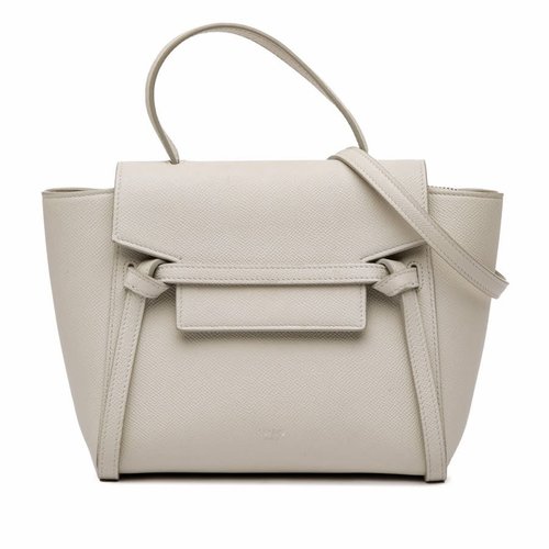 CELINE Nano Grained Calfskin Belt Bag F-AT-1129 F-LM-1169 - Grey - F-AT-1129 F-LM-1169 X