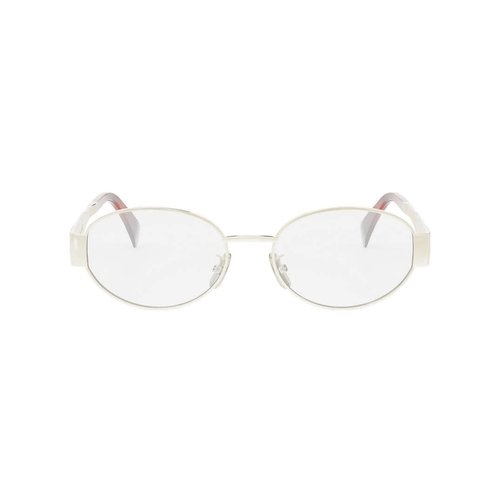 CELINE Oval Frame Glasses - 030 - Yellow - CL50140U_030
