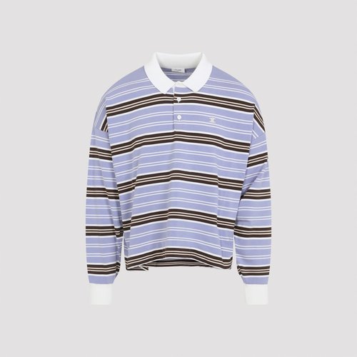 CELINE Polo Sweater - RY0HV886Z GBT9 LILAC BROWN ECRU