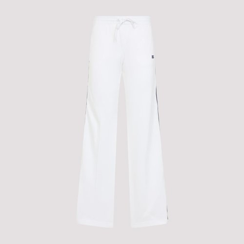 CELINE Polyester Tracksuit Pants - RP05I121O 01MA OFF WHITE NAVY