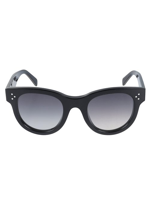 CELINE Retro Square Sunglasses - 01B - Black - CL4003IN01B - BLACK