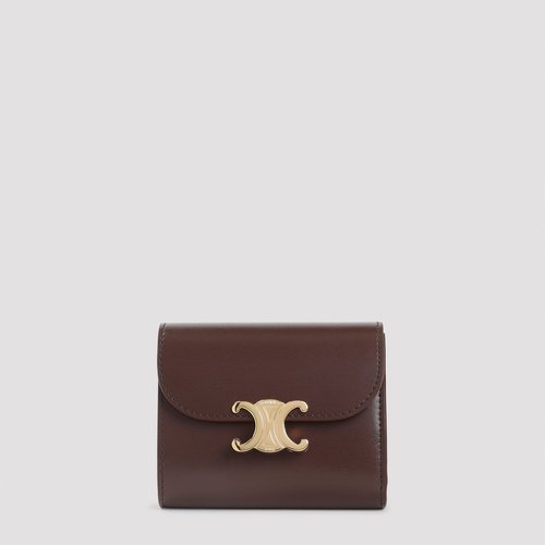 CELINE Small Flap Wallet - 10D783DPV 18CH CHESTNUT