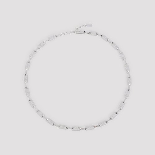CELINE Small Octagon Necklace - 461OL6BRA 36SI SILVER