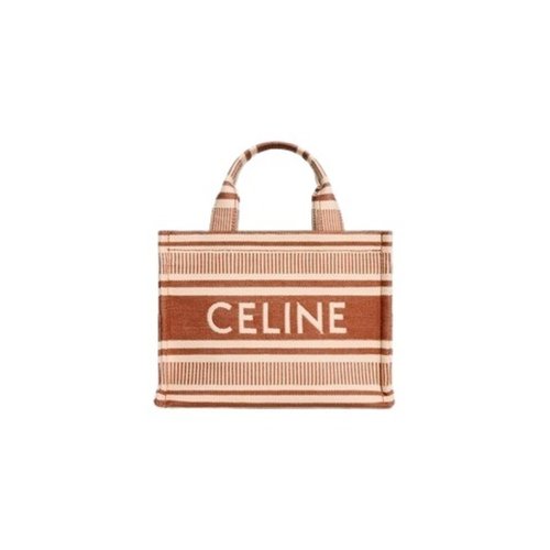 CELINE Small Thais Canvas Tote - Beige - 199162FU628SI X