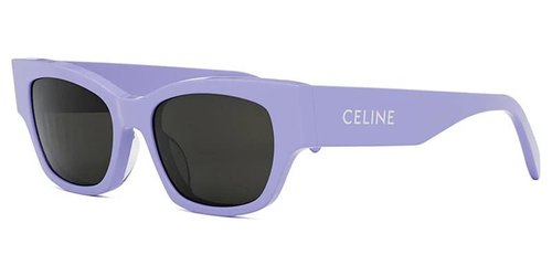 CELINE Smoke Cat Eye Ladies Sunglasses CL40197U 78A 54 - Purple - CL40197U 78A 54 9.0000X5.0000X2.0000