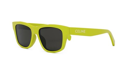 CELINE Smoke Square Sunglasses CL40249U 39A 55 - Yellow - CL40249U 39A 55 9.0000X5.0000X3.0000