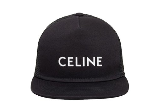 CELINE Snapback Mesh Cap - Black - 2AUU2641M-38NO