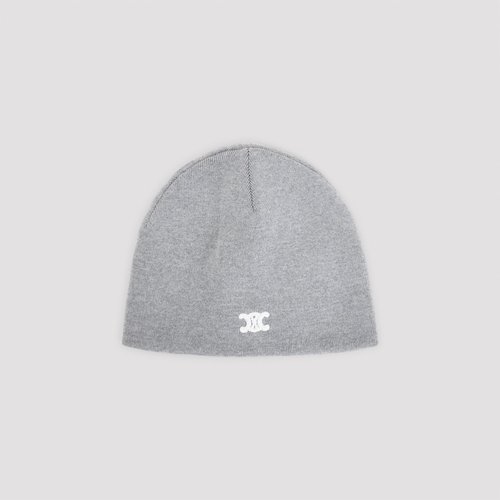 CELINE Triomphe Beanie - AA0B60J71 08GC LIGHT GREY