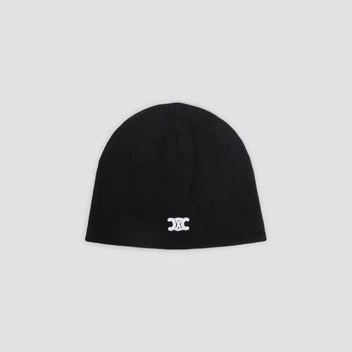 CELINE Triomphe Beanie - AA0B60J71 38NO BLACK