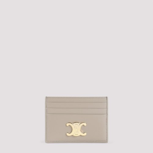 CELINE Triomphe Card Holder - 10L833DPV 03SA SAFARI