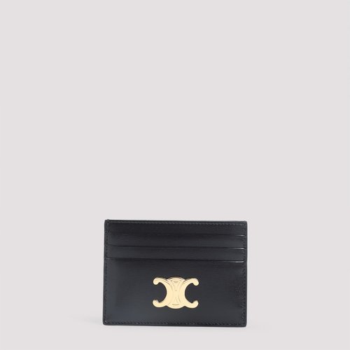 CELINE Triomphe Card Holder - 10L833DPV 38NO BLACK