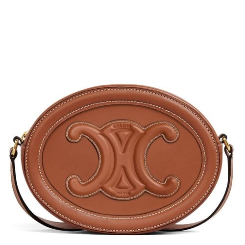 CELINE Triomphe Oval Crossbody Bag - 198603DXC.04LU