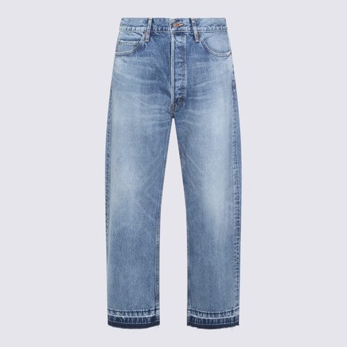 CELINE Vivienne Glass Denim Jeans - 2N785930FGFV6