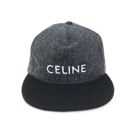 CELINE Wool Cap - Grey/Black - 2AUU5896C10GB