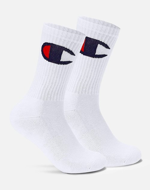Champion BIG C CREW SOCKS - White - A2224-045