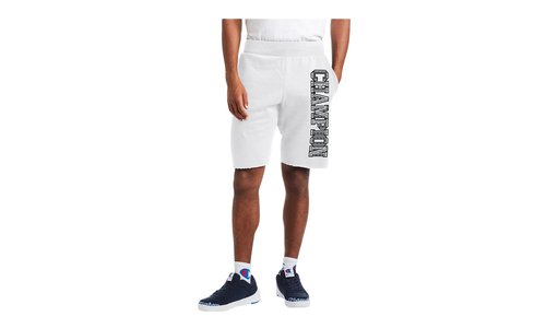 Champion C-Life 10" Reverse Weave Cutoff 3-D Logo Shorts "White" 89597 586528 100 - 89597 586528 100