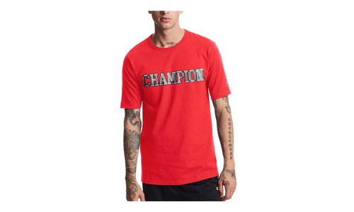 Champion C-Life Heritage 3-D Logo T-Shirt GT19 586338 2WC - GT19 586338 2WC