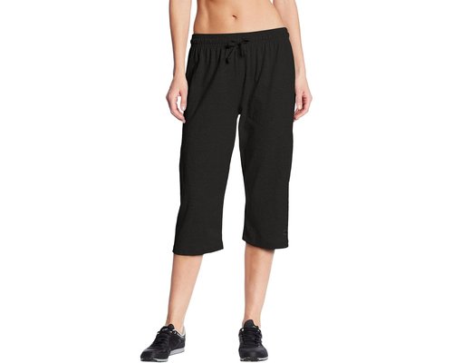 Champion Jersey Capris Workout - Black - M7420-001