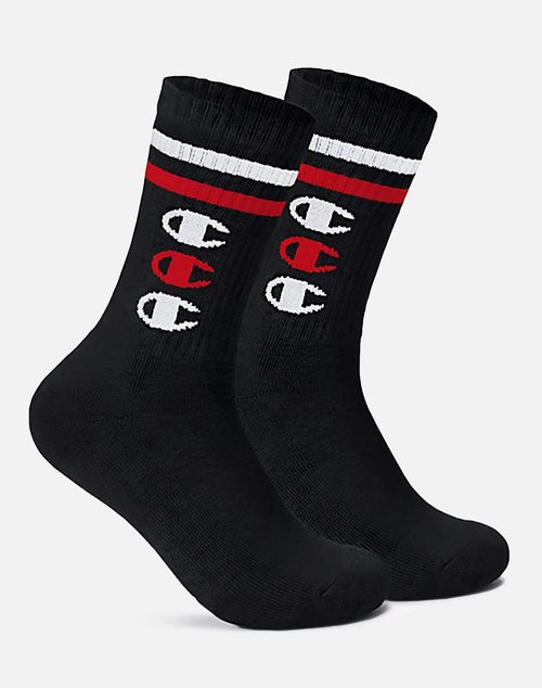 Champion LIFE REPEAT C CREW SOCKS - Black - A2225-003