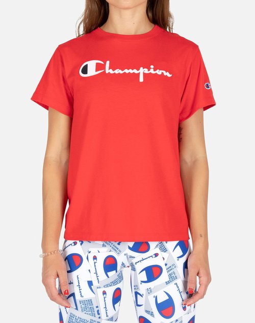 Champion OG SCRIPT LOGO TEE - RED - GT92-Y07953-040