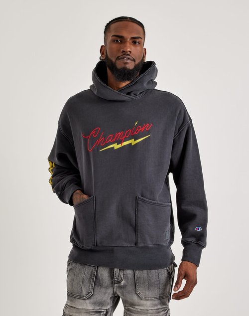Champion Reverse Weave Crossover Hoodie - Black - S98979-ABA3