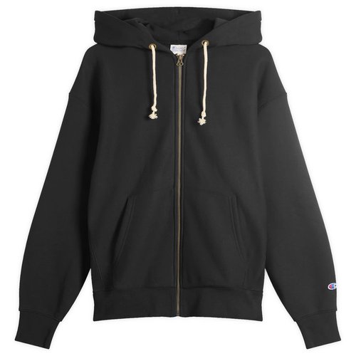 Champion Reverse Weave Fleece Zip Hoodie - Black - 221149-KK001