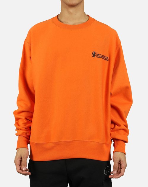 Champion SCRIPT FLEECE PULLOVER SWEATSHIRT - Orange - GF70-Y06976-ONC ORG