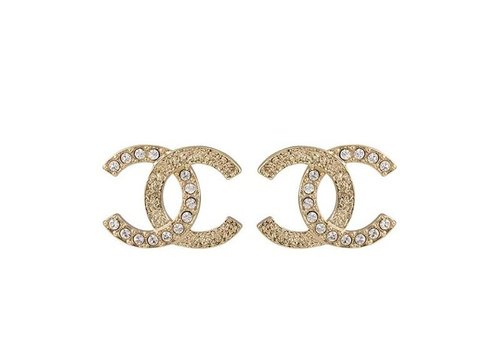CHANEL CC Logo Earrings - Gold (Aba227)