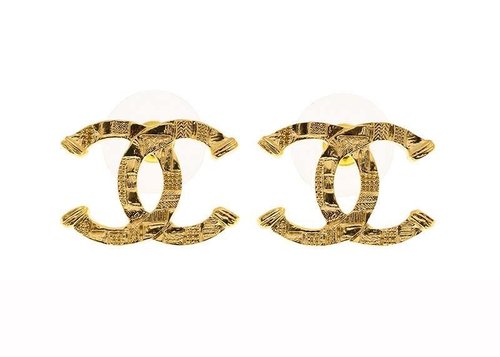 CHANEL CC Logo Earrings - Gold (Abb375)