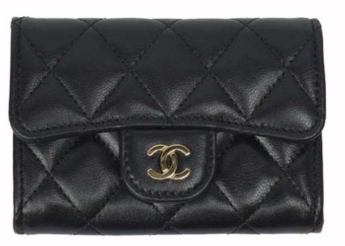 CHANEL Classic Card Holder - Black (Ap0214)