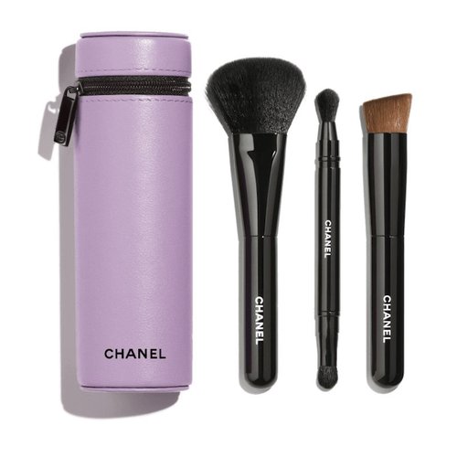CHANEL Codes Couleur LimitedEdition Collection of 3 Essential Brushes - 135/Immortelle