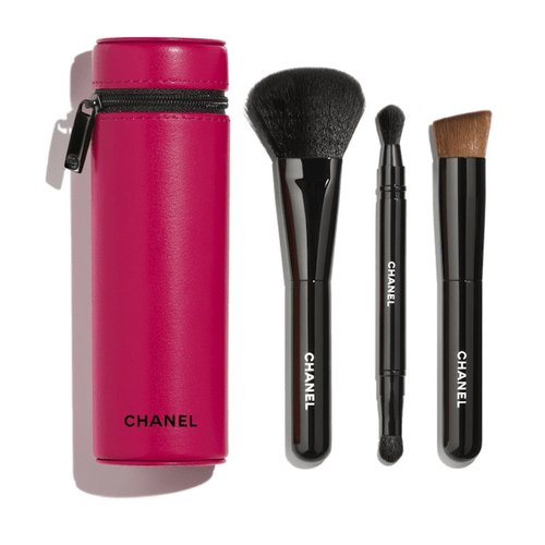 CHANEL Codes Couleur LimitedEdition Collection of 3 Essential Brushes - 143/Diva