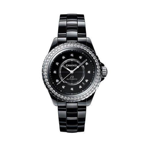 CHANEL J12 Automatic Diamond Dial Ladies Watch H6526 - Black - H6526DIAMETER-DIMENSION