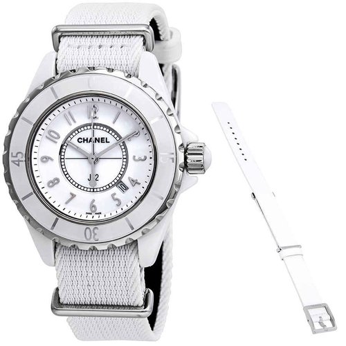 CHANEL J12 Dial Ladies Watch H4656 - White - H4656DIAMETER-DIMENSION