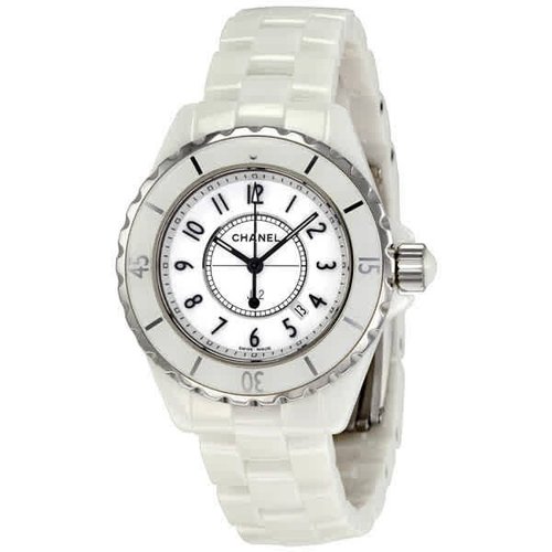 CHANEL J12 Quartz Dial Ladies Watch H0968 - Black/Silver Tone/White - H0968DIAMETER-DIMENSION